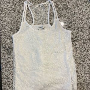 Abercrombie and Fitch lace tank top